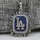 OFFICAL 2017 2018 Los Angeles Dodgers NL world Championship necklace +22 inch chain