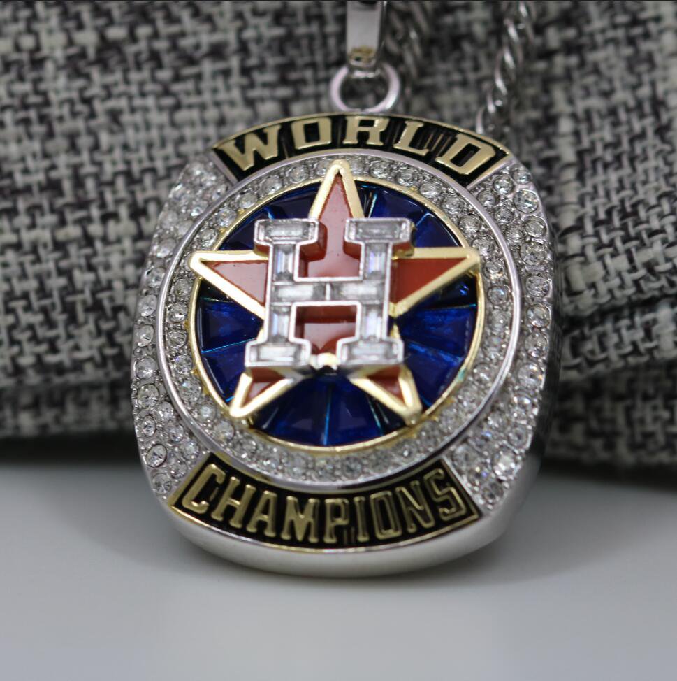 Houston Astros 2017 Championship World Series necklace +22 inch chain