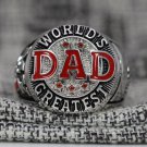 Brand New FATHER’s DAY Ring Customized Name World Greatest Dad ring size 10-14