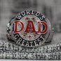 Brand New FATHER&acirc;��s DAY Ring Customized Name World Greatest Dad ring size 10-14