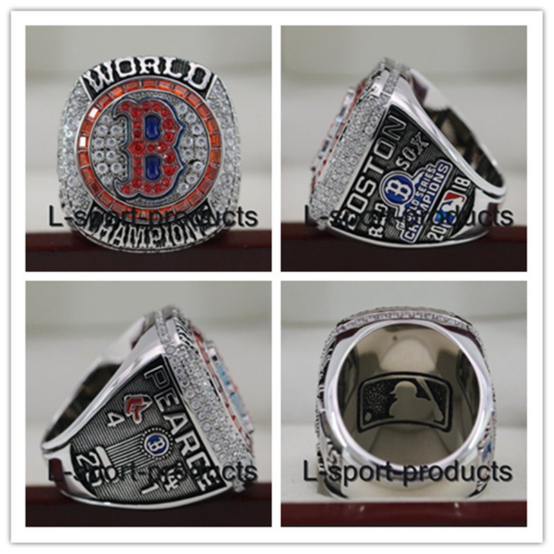 On sale 2018 Boston Red Sox world series Championship Ring 8-14 Size for MVP Steve Pearce