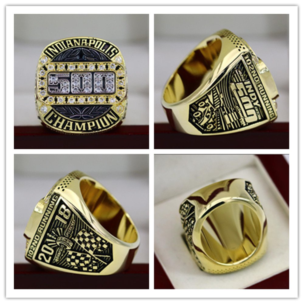 2018 Indianapolis Indy 500 102nd Running Motor Cup Championship Ring 8 ...