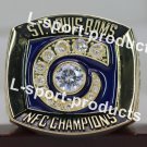 2001 St Louis RAMS NFC Football Championship Ring Size 8-14S choose copper ring