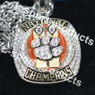 2019 Clemson Tigers Final NCAA National Football Championship necklace with chain