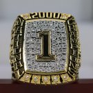 2000 Oklahama sooners Football NCAA National Championship Ring 8-14S