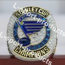 1st one 2019 St.Louis Blues stanley cup championship ring 8-14S Fan ring