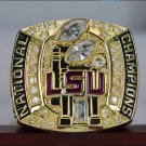 2007  Louisiana State University National Championship Ring  LSU Tigers NCAA ring 8-14S