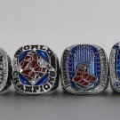 Full Set 4PCS 2004 2007 2013 2018 Boston Red Sox world series Championship Ring 8-14 Size
