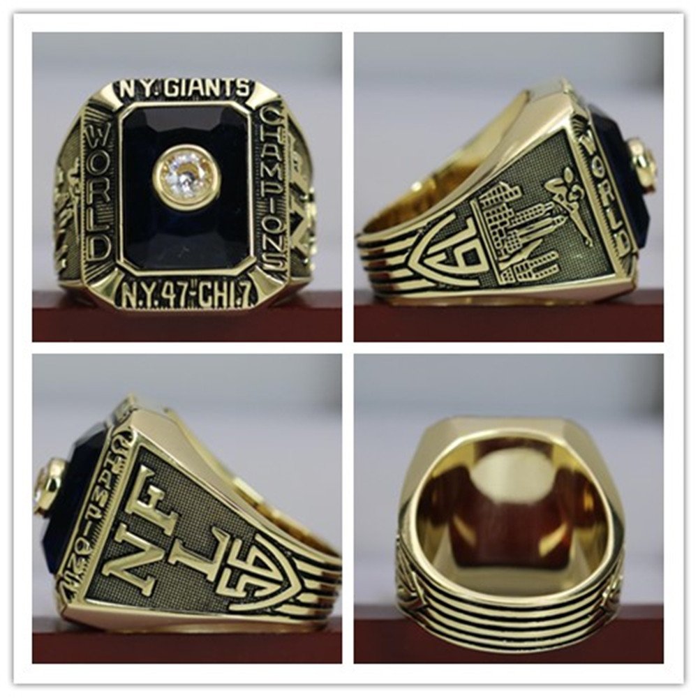 1956 New York Giants super bowl Championship Ring 7-15S copper