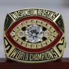 1982 Washington Redskins super bowl Championship Ring 7-15S copper ring