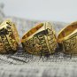 One Set 3 pcs 2000 2001 2002 Los Angeles Lakers Basketball Championship Ring 8-14S Shaquille O'Neal
