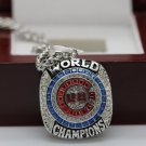 2016 Chicago Cubs MLB world series championship necklace with 21 inch chain