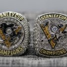 One Set 2 PCS 2016 2017 Pittsburgh Penguins stanley cup championship ring 8-14S CROSBY