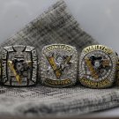 One Set 5PCS 1991 1992 2009 2016 2017 Pittsburgh Penguins stanley cup championship rings 8-14s