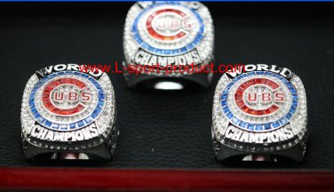 One Set 3 Name 2016 Chicago Cubs MLB world series championship rings 8-14 S Bryant Zobrist Rizzo