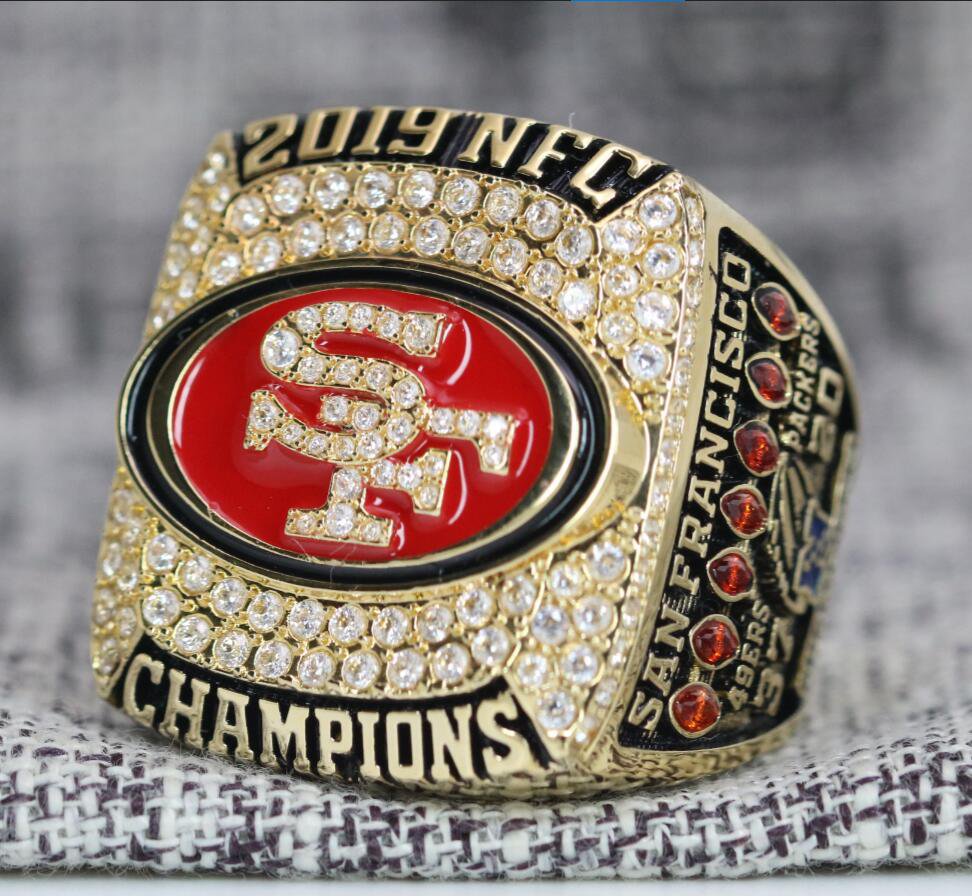 2019 2020 San Francisco 49ers NFC super bowl championship ring 814S
