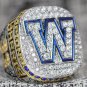 Custom Your Name&NO 109th 201 9 Winnipeg Blue Bombers CFL Grey Cup championship RING 7-15S