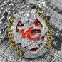 2020 Kansas City Chiefs Super bowl LIV championship necklace with 21 inch chain