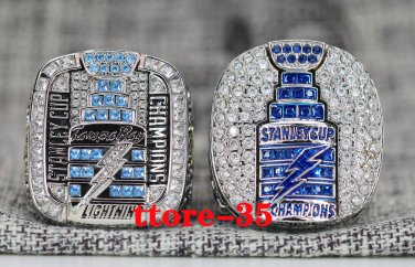 One Set 2004 2020 Tampa Bay Lighting Stanley Cup Championship ring NHL rings 7-16S