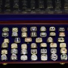 Full set 1966-2018 53pcs  super bowl Championship Ring 10/11 size with big case