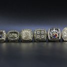 6pcs Set 1974 1975 1978 1979 2005 2008 Pittsburgh Steelers Football Rings 10 11 size