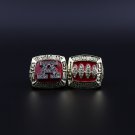 One Set 2 PCS 1991 1993 Buffalo Bills AFC Football Championship Ring Size 11