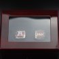 Wooden Case 2 PCS 1991 1993 Buffalo Bills AFC Football Championship Ring Size 11