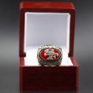2012 San Francisco 49ers NFC super bowl championship ring 11 size with wooden case