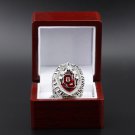 2019 Jalen Hurts Oklahoma University BIG 12 NCAA Championship Ring 11 size with wooden case (86)