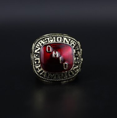1968 Ohio State Buckeyes NCAA football national championship ring 11 size (100)