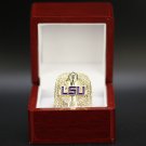 2019 LSU Louisiana tigers NCAA Championship ring 11 size with wooden case(139)