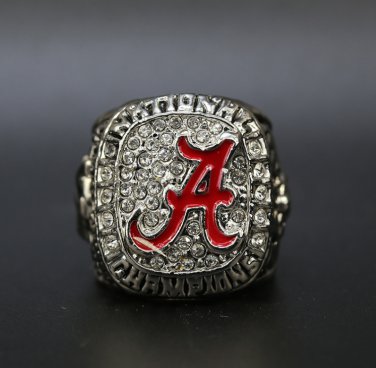 2015 Alabama Clemson Tide SEC NCAA championship ring 11 size   (159)