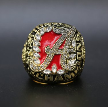 2009 Alabama Clemson Tide Custom NCAA championship ring 11 size    (160)