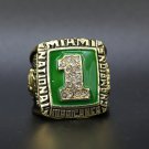 1989 Miami hurricans National championship ring 11 size   (162)