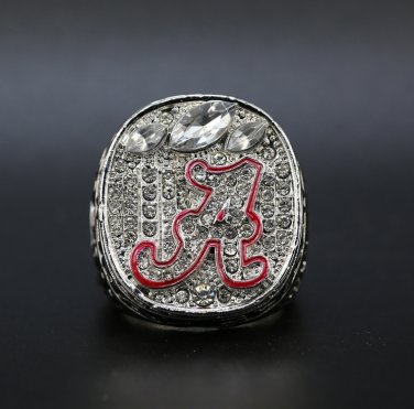 2012 Alabama Clemson Tide NCAA championship ring 11 size  (177)