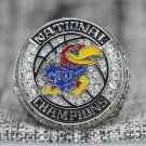 2022 KU KANSAS JAYHAWKS National Basketball Championship Ring 7-16 SIZE