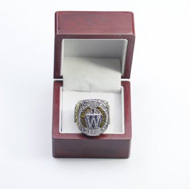 2021 CFL Winnipeg Blue Bombers Grey Cup Championship Ring 11 size  with wooden case&iuml;&frac14;�272&iuml;&frac14;�