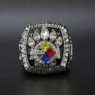 Silver 2005 Pittsburgh Steelers Super bowl championship ring 11 size（340）