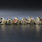 Full Set 6 years Chicago Bulls Basketball world championship rings 11 size with wooden case&iuml;&frac14;�462&iuml;&frac14;�