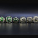 6PCS Set Green Bay Packers super bowl championship ring size 11 with wooden case（465）