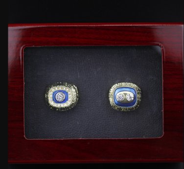 2PCS Set 1972 1973 Miami Dolphins Super Bowl Championship Ring size 11  with wooden case&iuml;&frac14;�467&iuml;&frac14;�