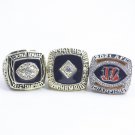 Set 1981 1988 2021 Cincinnati Bengals AFC football championship rings  without case（469）