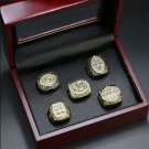 SET 1981 1984 1988 1989 1884 San Francisco 49ers football championship ring with  case（470）