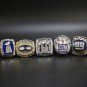5PCS New York Gaints Super bowl championship rings 11 size with  case(473)