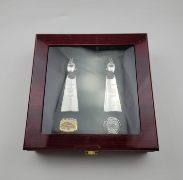 2000 2012 Baltimore Ravens Super Bowl Championship Rings and trophy with  case&iuml;&frac14;�477&iuml;&frac14;�