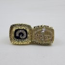 2PCS 1979 1999 Los Angeles Rams Super Bowl Championship Ring size 11 without case（480）