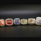 6PCS Set Denver BRONCOS Super Bowl Championship Ring size 11 without  case（491）