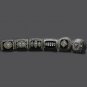 6PCS Set Oakland Raiders Gannon NFL Super Bowl CHAMPIONSHIP RINGS with case(495)