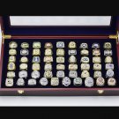 Set 55PCS 1966-2020 NFL Super bowl championship rings 11 size  without  case（498）