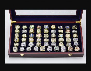 Set 55PCS 1966-2020 NFL Super bowl championship rings 11 size  without  case&iuml;&frac14;�498&iuml;&frac14;�